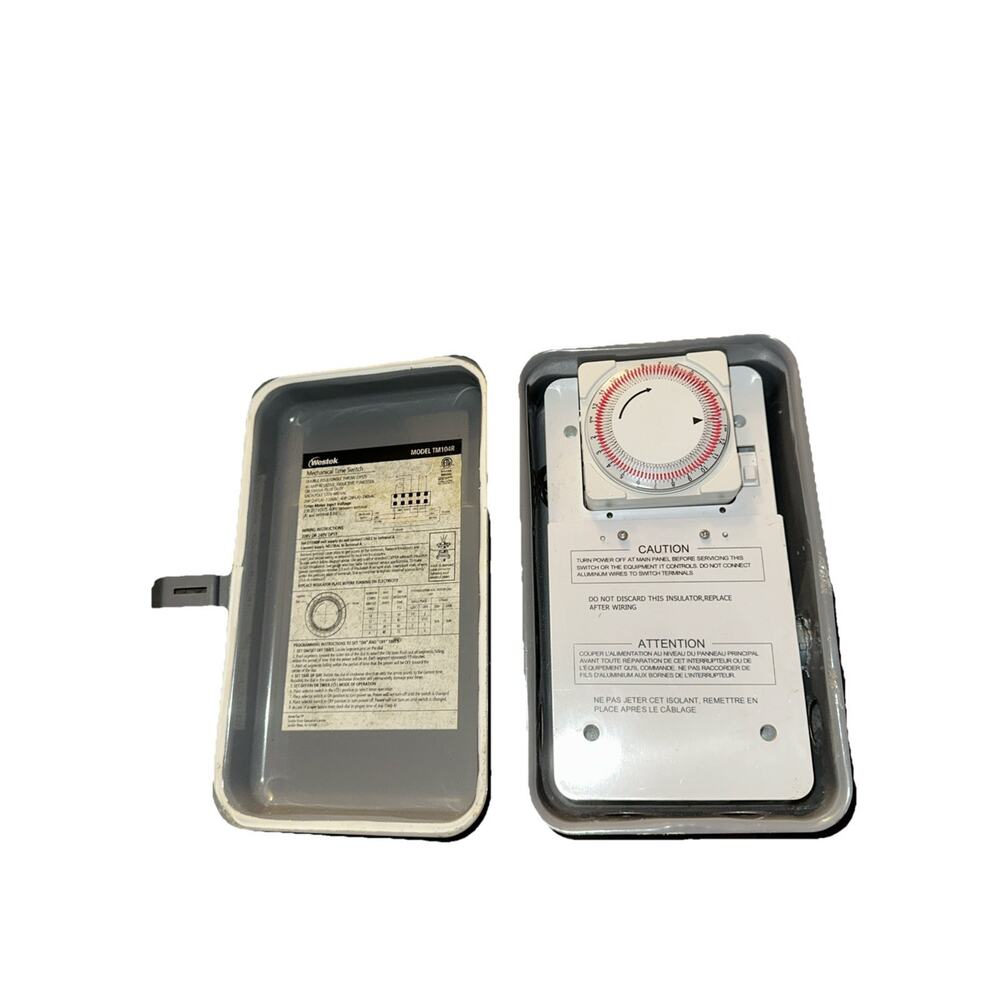 Westek Model TM104R 24hr Dial Time Switch (DPST)